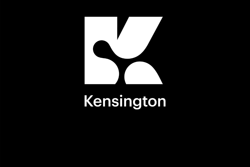 Kensington logo on black background