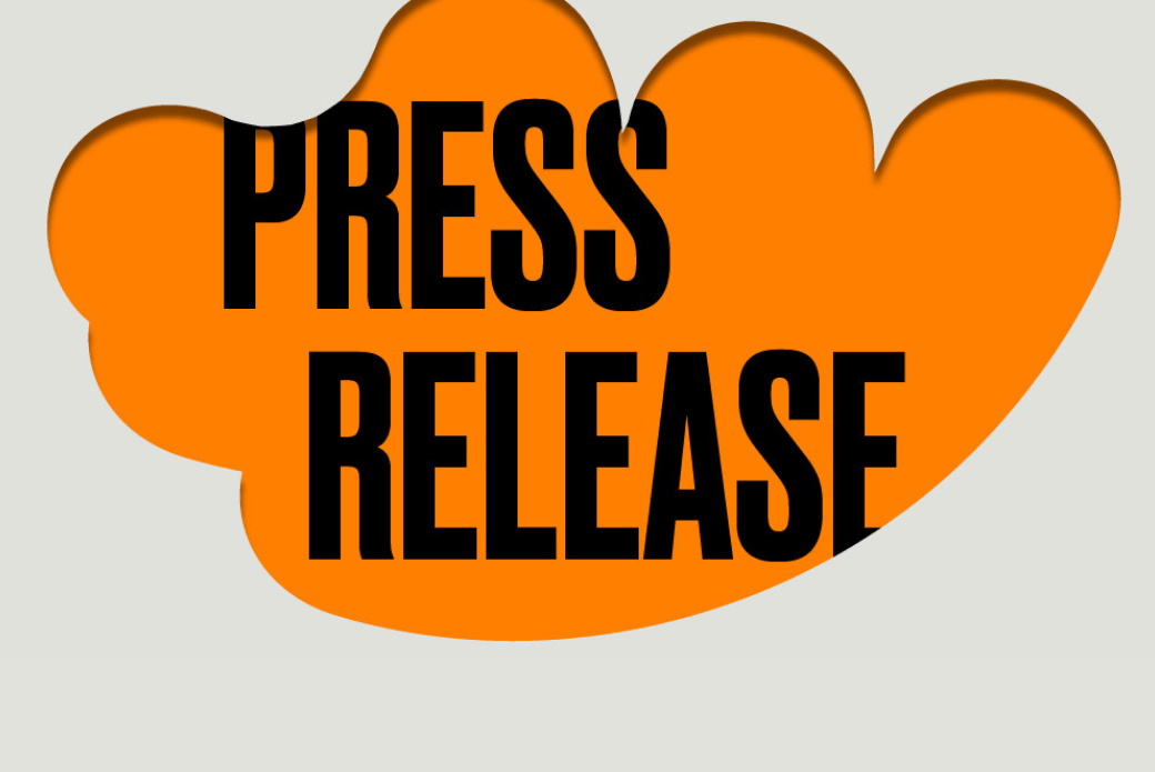 Press release in orange gesture