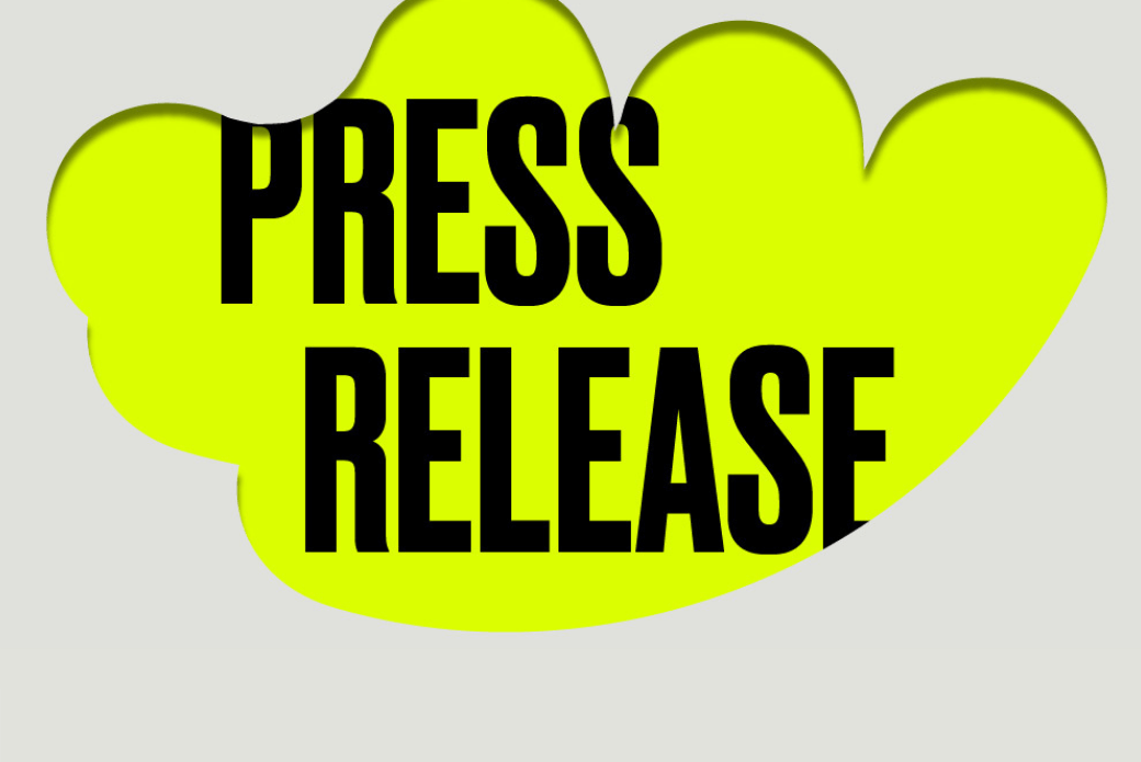 Press release in yellow gesture